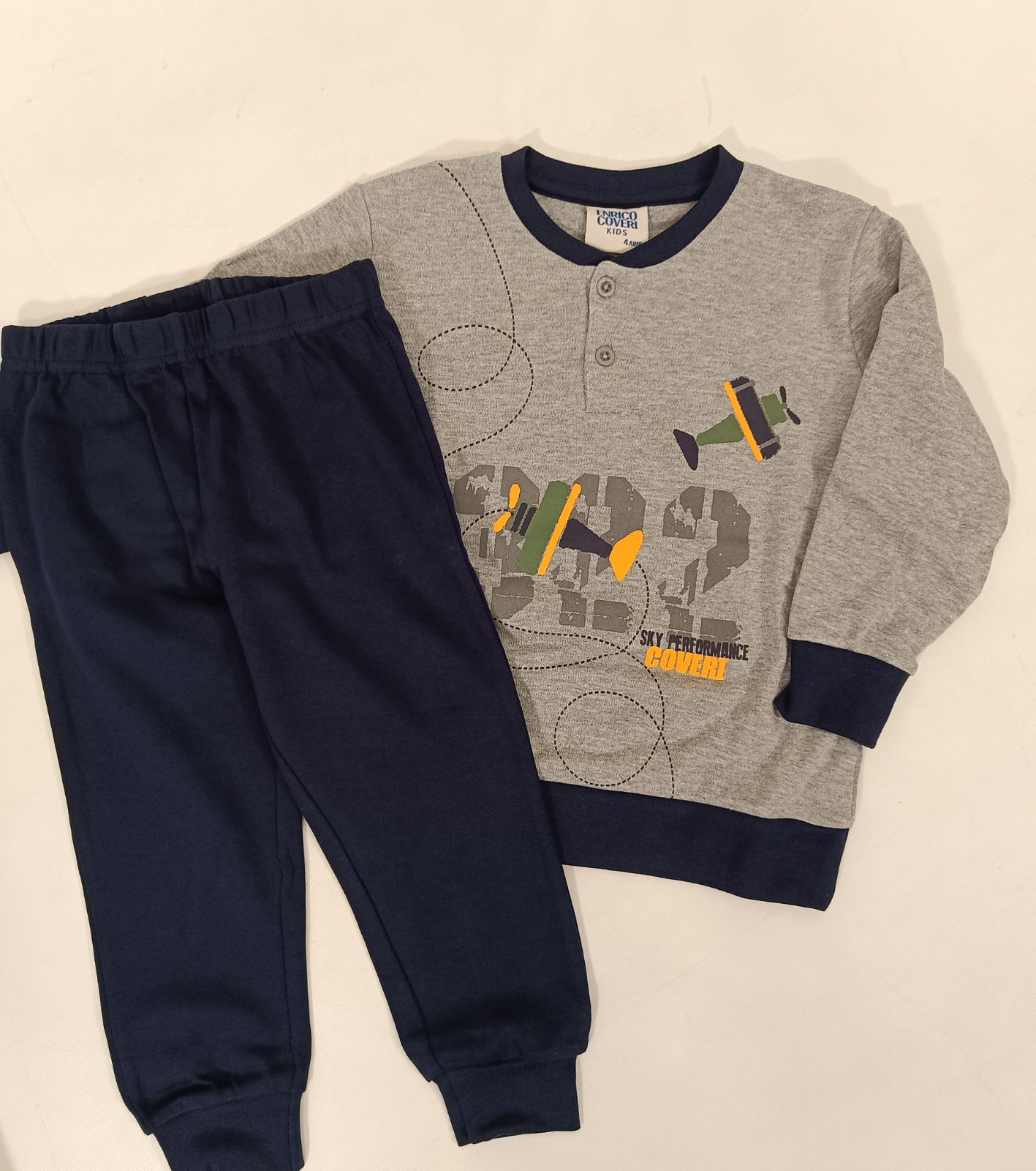 PIGIAMA BAMBINO M/L EP4064 Tellini S.r.l. Ingrosso Abbigliamento
